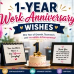 1 Year Work Anniversary Wishes