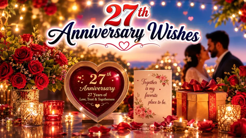 27th Anniversary Wishes