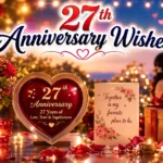 27th Anniversary Wishes