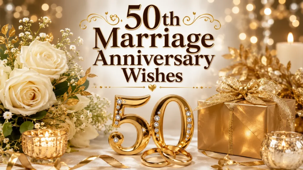 50th Marriage Anniversary Wishes