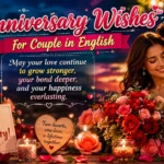 Anniversary Wishes for Couple in English