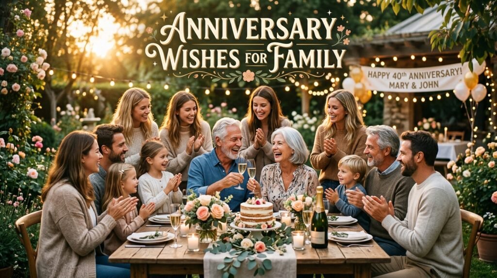 Anniversary Wishes for Family