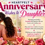 Anniversary Wishes to Daughter