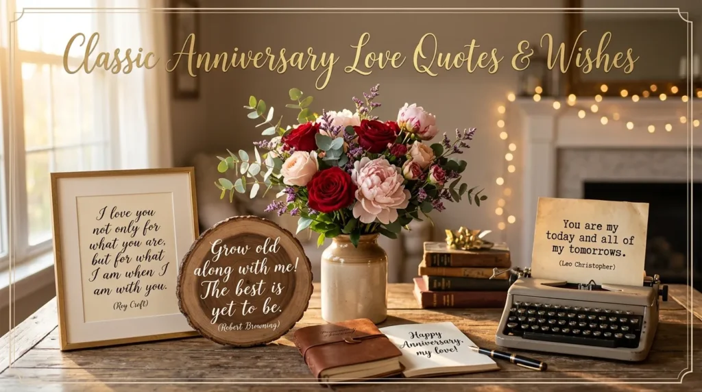  Classic Anniversary Love Quotes & Wishes