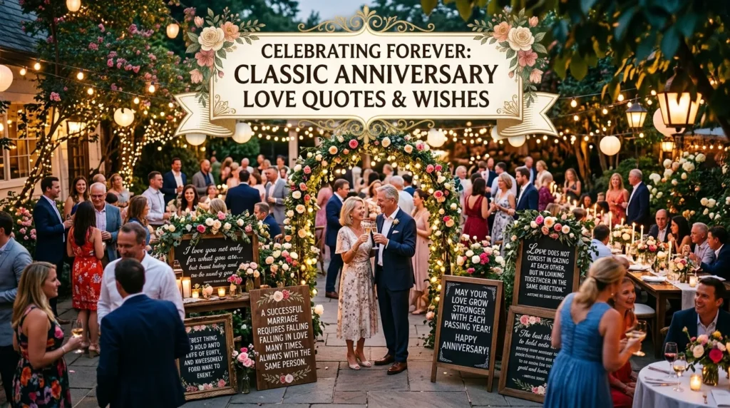 Classic Anniversary Love Quotes and Wishes