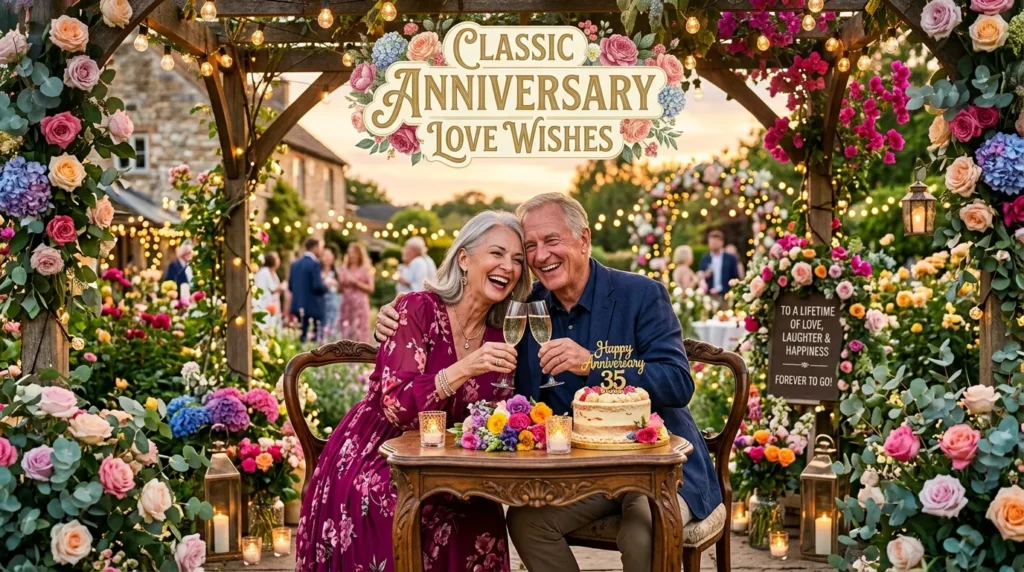 Classic Anniversary Love Wishes