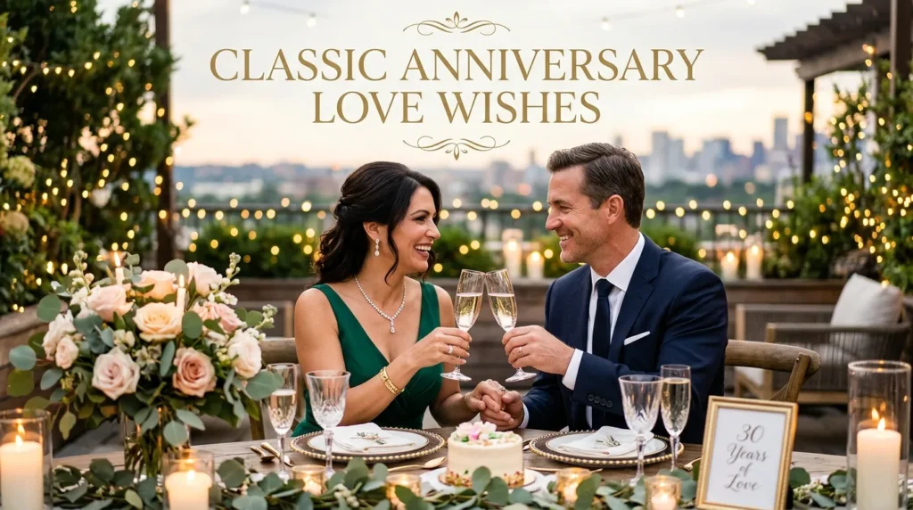 Classic Anniversary Love Wishes