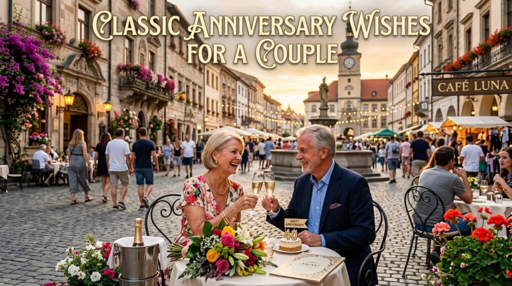Classic Anniversary Wishes for a Couple