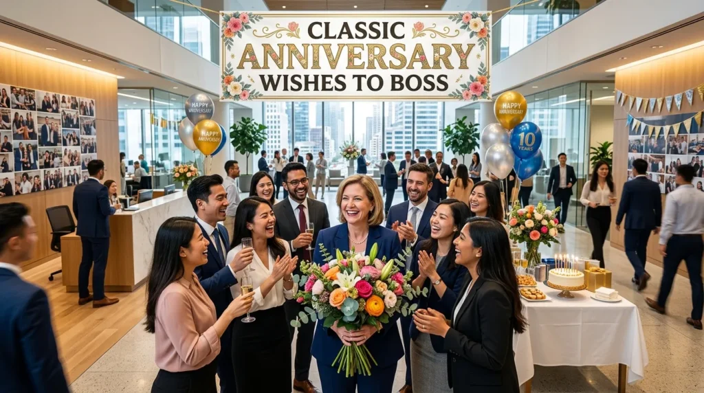  Classic Anniversary Wishes to Boss