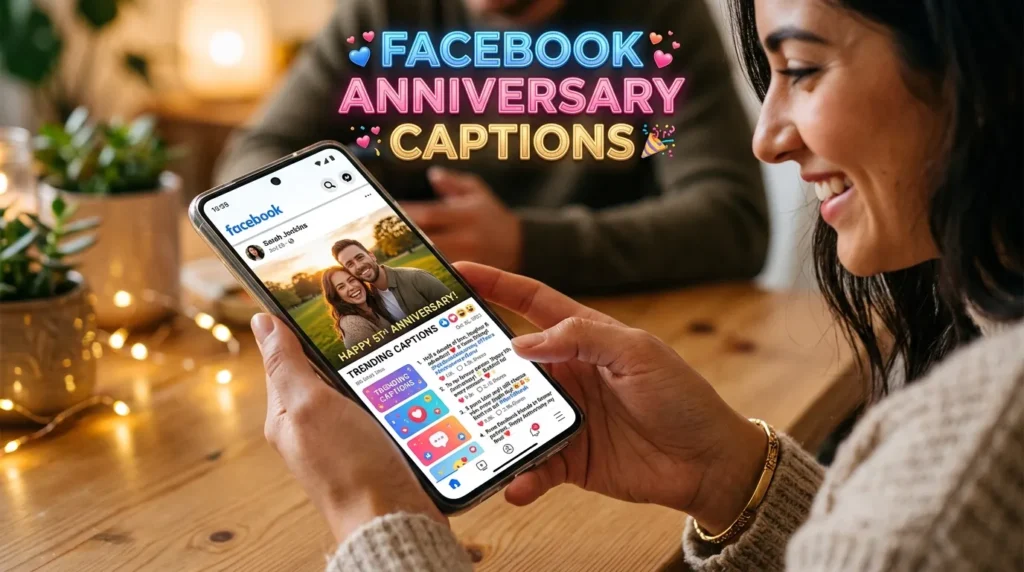 Facebook Anniversary Captions