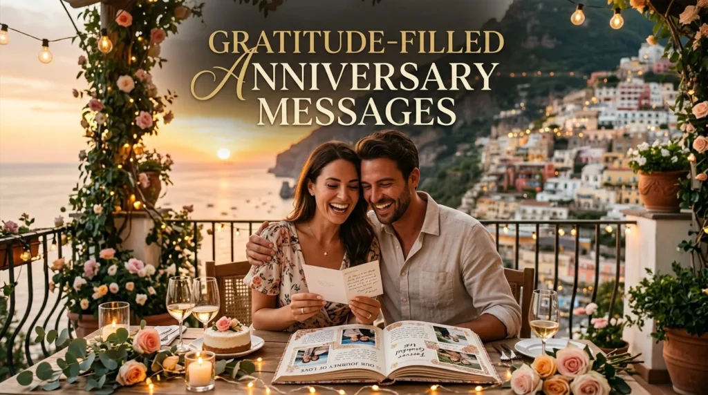 Gratitude-Filled Anniversary Messages
