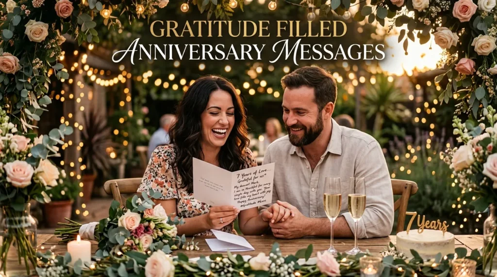 Gratitude Filled Anniversary Messages