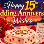 Happy 15th Wedding Anniversary Wishes