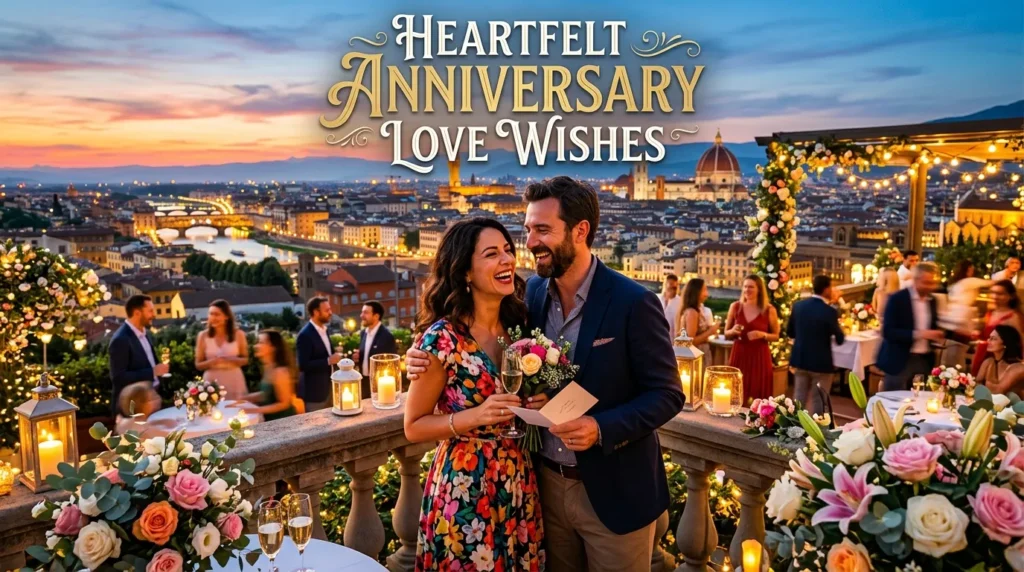Heartfelt Anniversary Love Wishes