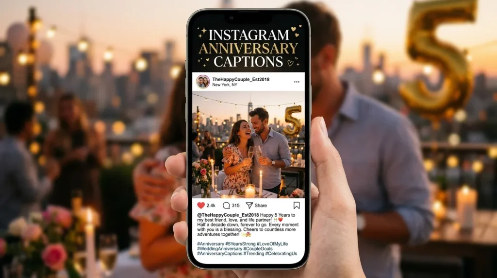 Instagram Anniversary Captions