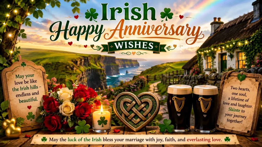 Irish Happy Anniversary Wishes