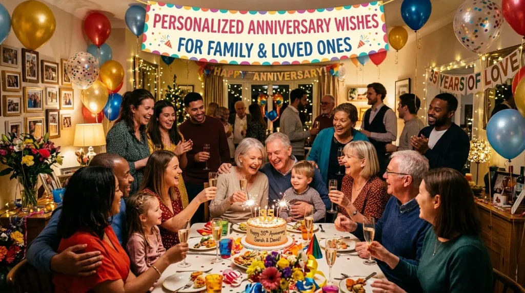 Personalized Anniversary Wishes for Family and Loved Ones