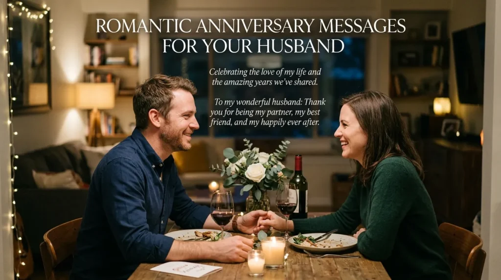 Romantic Anniversary Messages for Your Husband