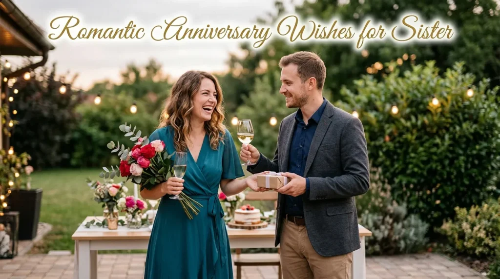  Romantic Anniversary Wishes for Sister
