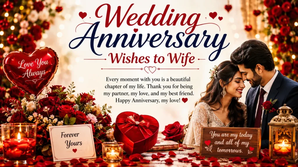 Wedding Anniversary Wishes to Wife