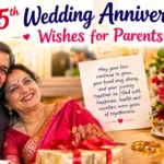 25th Wedding Anniversary Wishes for Parents