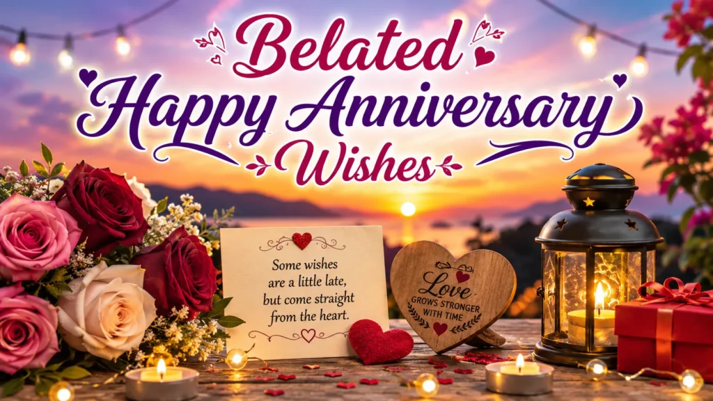 Belated Happy Anniversary Wishes