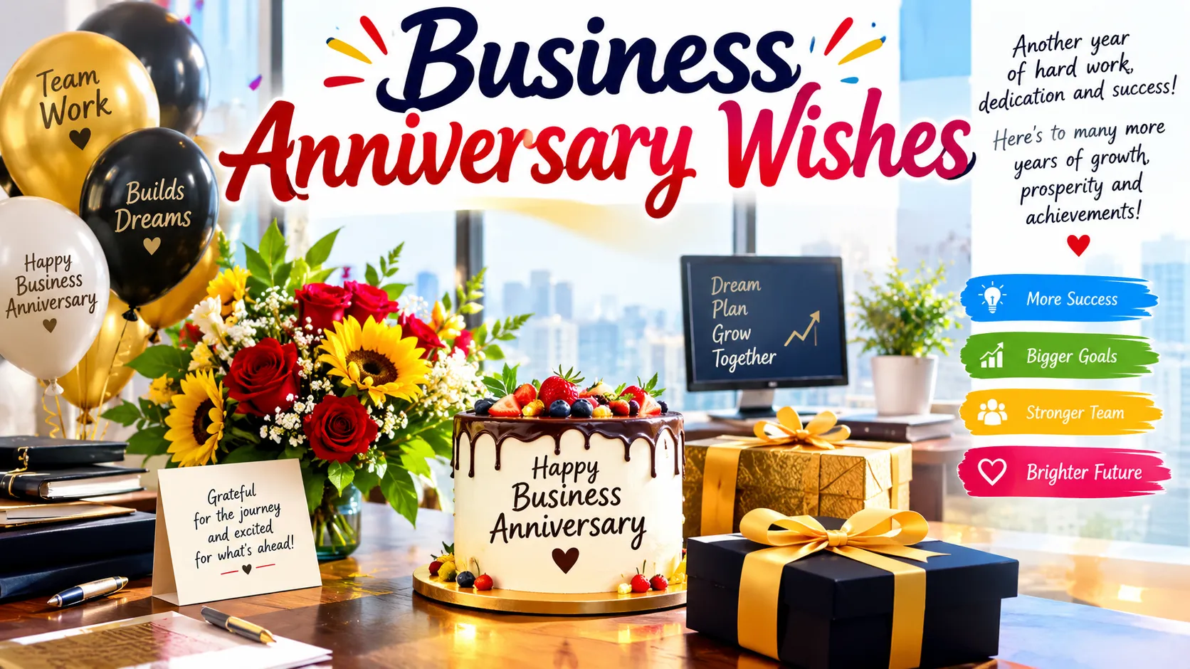 Business Anniversary Wishes