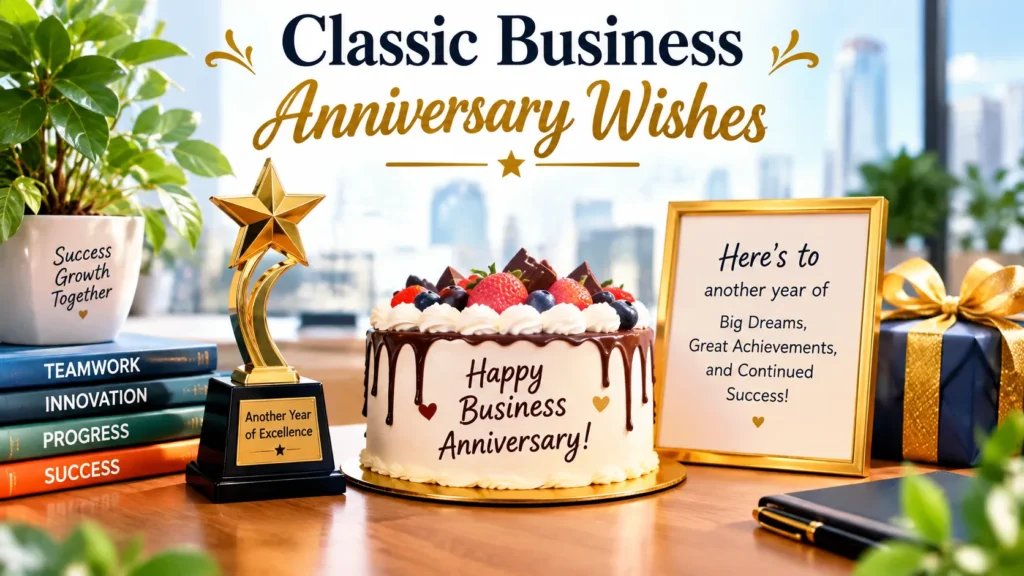 Classic Business Anniversary Wishes