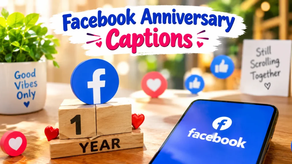 Facebook Anniversary Captions