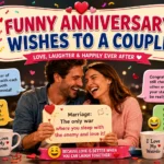 Funny Anniversary Wishes to a Couple