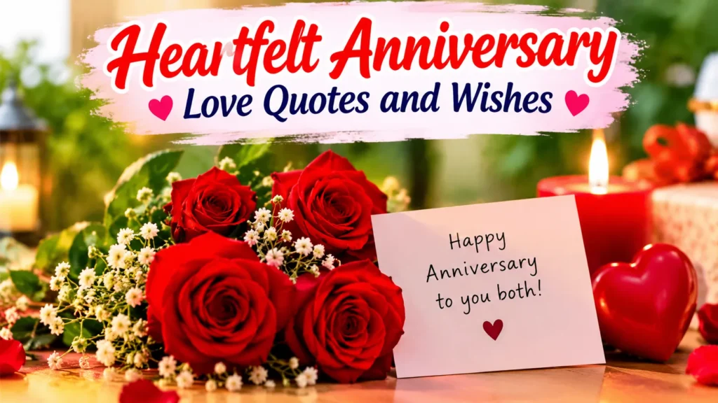  Heartfelt Anniversary Love Quotes and Wishes