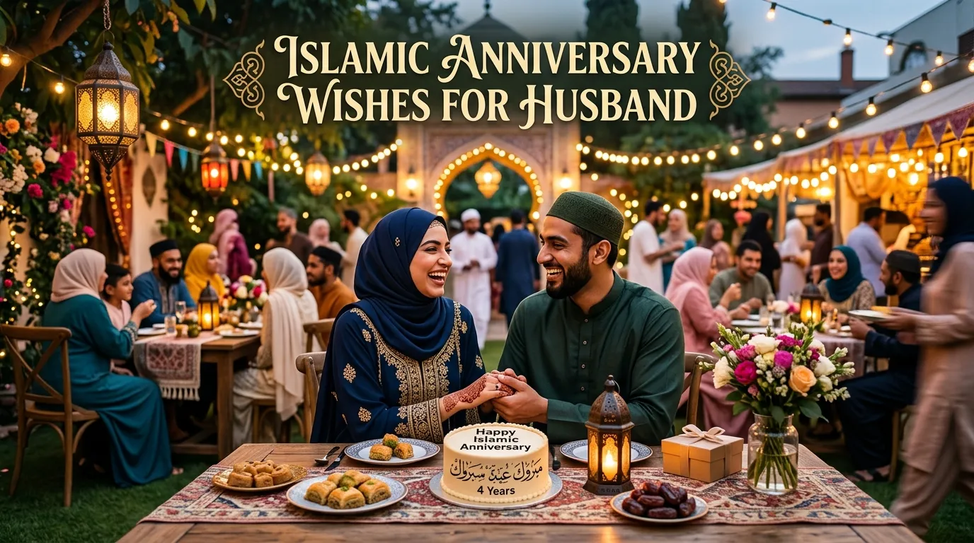 Islamic Anniversary Wishes for Husband