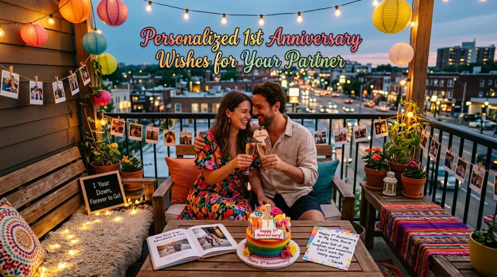 💑 Personalized 1st Anniversary Wishes for Your Partner