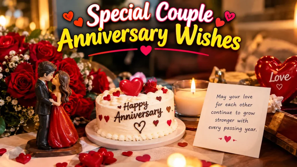 Special Couple Anniversary Wishes