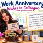 Work Anniversary Wishes to Colleague